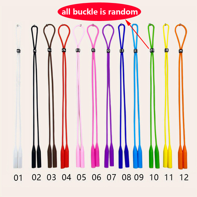Sunglass Retainer Cord - 12 قطعة/24 قطعة نظارات رياضية التجنيب