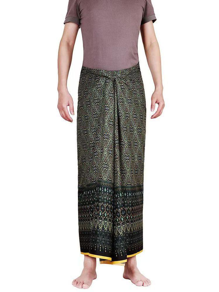 Sarong Men Wrap - تنورة سارونج يونيسكس لونجي باتيك بطبعة