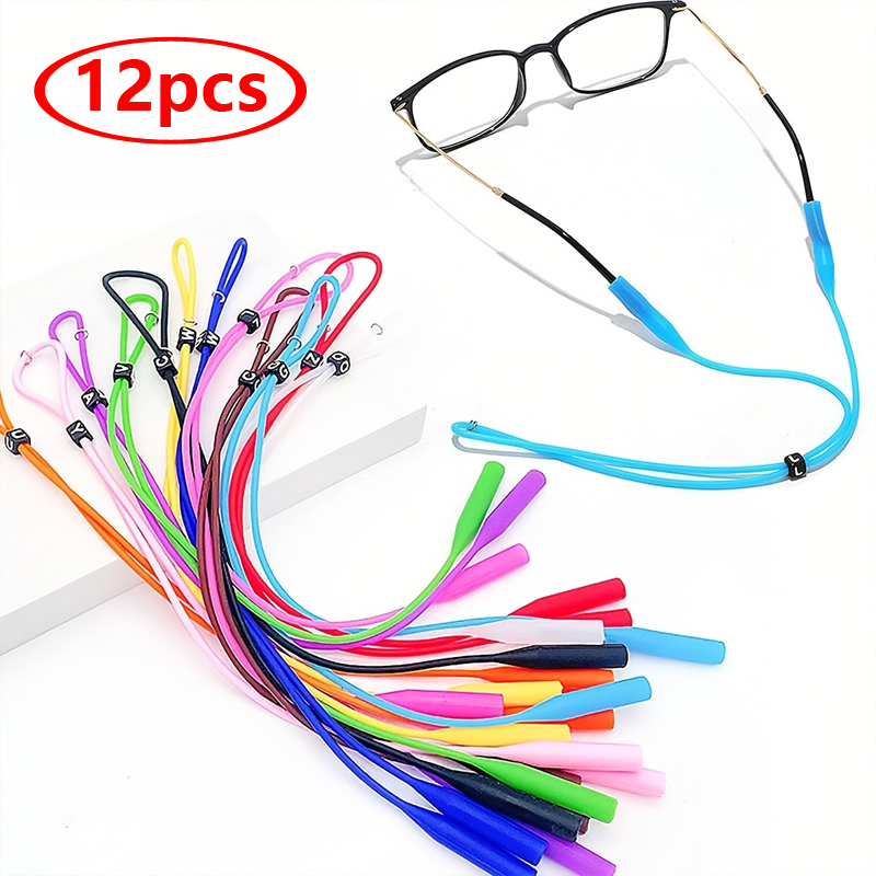 12 قطعة/24 قطعة نظارات رياضية  - مراجعة Sunglass Retainer Cord وسعره