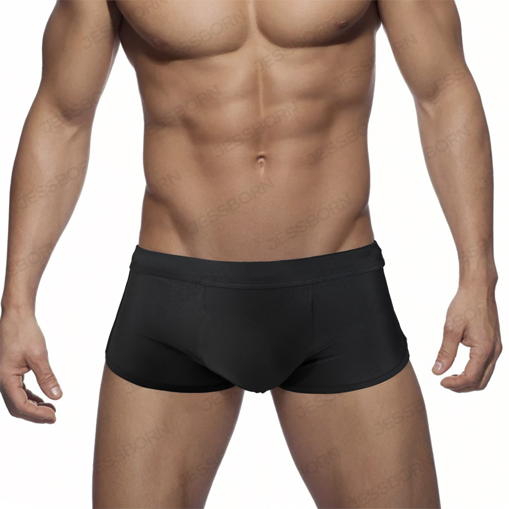 مثير رجل سراويل للسباحة الصلبة - مراجعة Swim Trunk Quick Dry وسعره