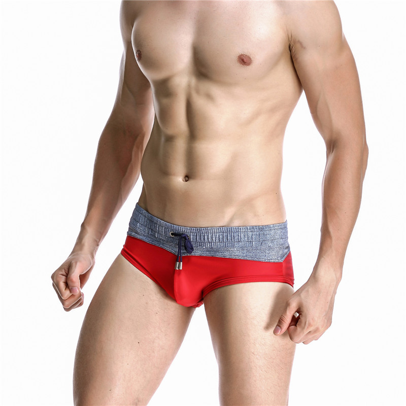 سروال سباحة رجالي ضيق اللون ،  - مراجعة Swim Trunk Quick Dry وسعره
