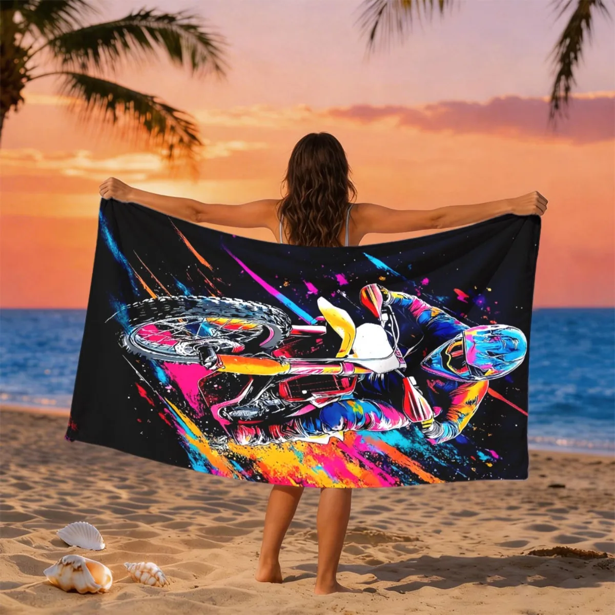 منشفة شاطئ كبيرة الحجم للنساء  - مراجعة Sarong Men Wrap وسعره