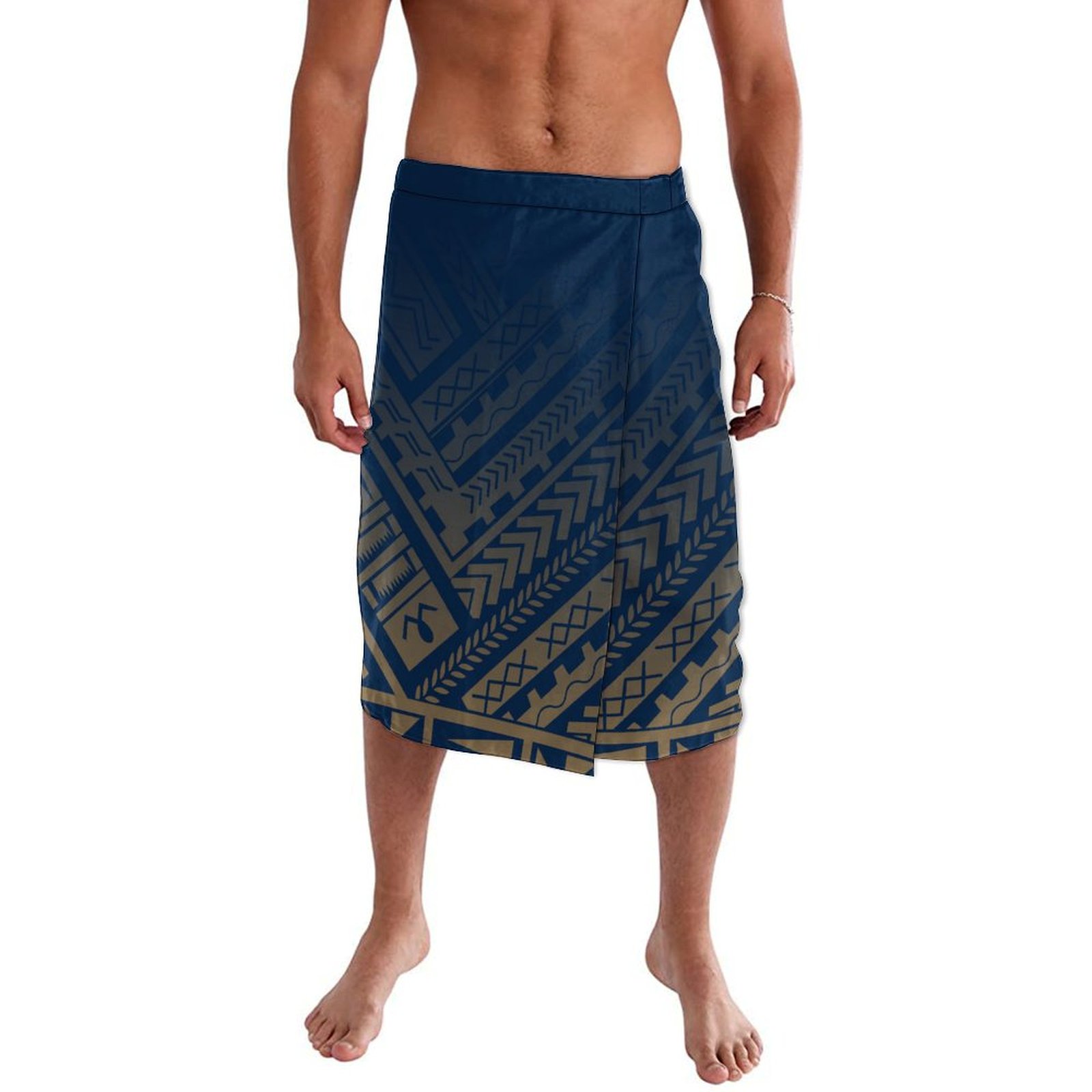 ملابس ساموان بولينيزية مطبوعة  - مراجعة Sarong Men Wrap وسعره