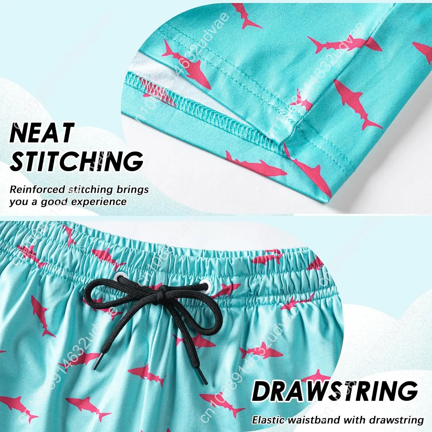 شورت سباحة للأولاد مع بطانة ضا - مراجعة Swim Trunk Quick Dry وسعره