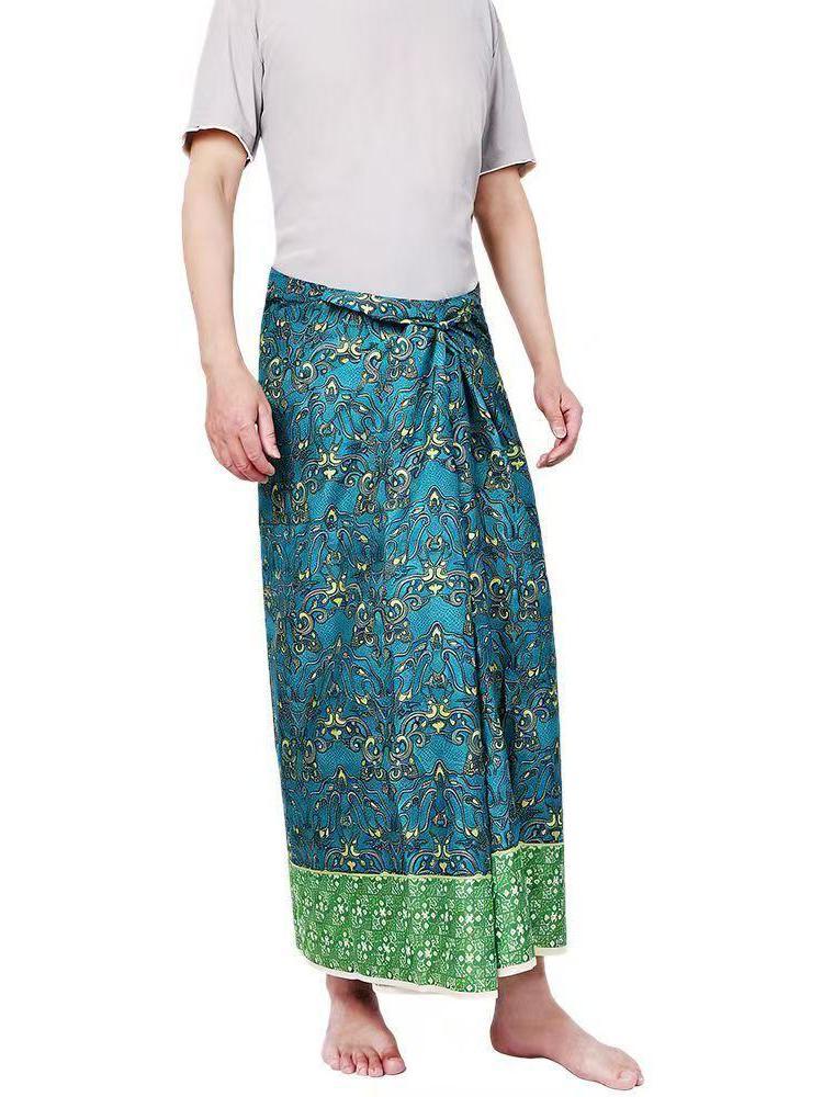 تنورة سارونج يونيسكس لونجي بات - مراجعة Sarong Men Wrap وسعره